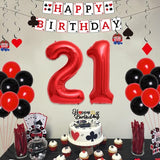 21th Casino Theme Party Decorations Poker Las Vegas Themed Birthday