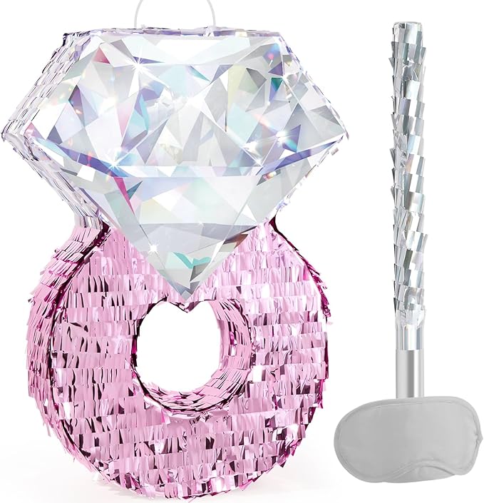 Diamond Ring Piñata Valentines Day Party Decoration Shiny Ring