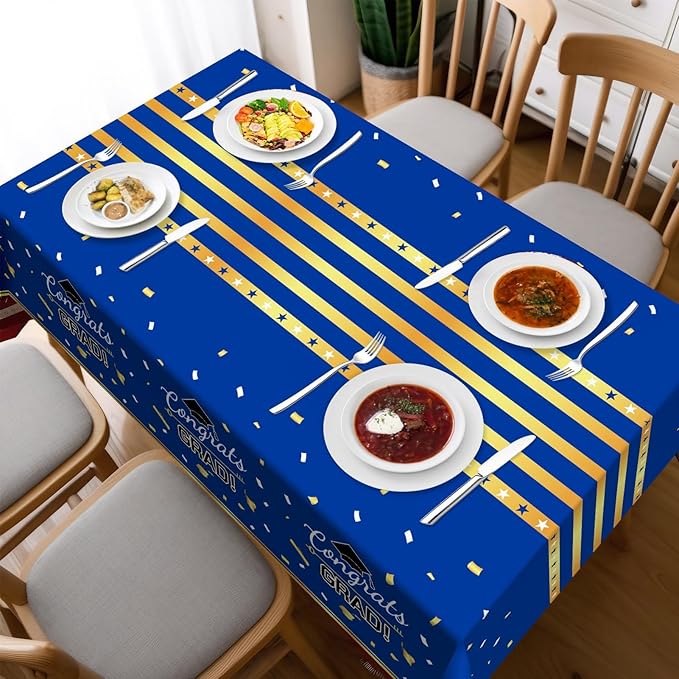 Childom 3 Pack Graduation Tablecloth,Graduation Decorations Class of #