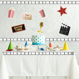 12 Pcs Movie Night Party Decorations Set Includes 11 Pcs Red Carpet