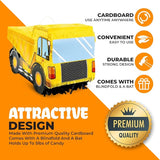 Small Dump Truck Pinata Bundle with a Blindfold and Bat 16 x 9 x 6.5