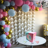 Baby Gender Reveal Pull Out Game Voting Box with 60 Ballot Cards Boy