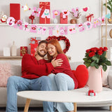 Happy Galentine's Day Banner Pink Galentine’s Day Garlands