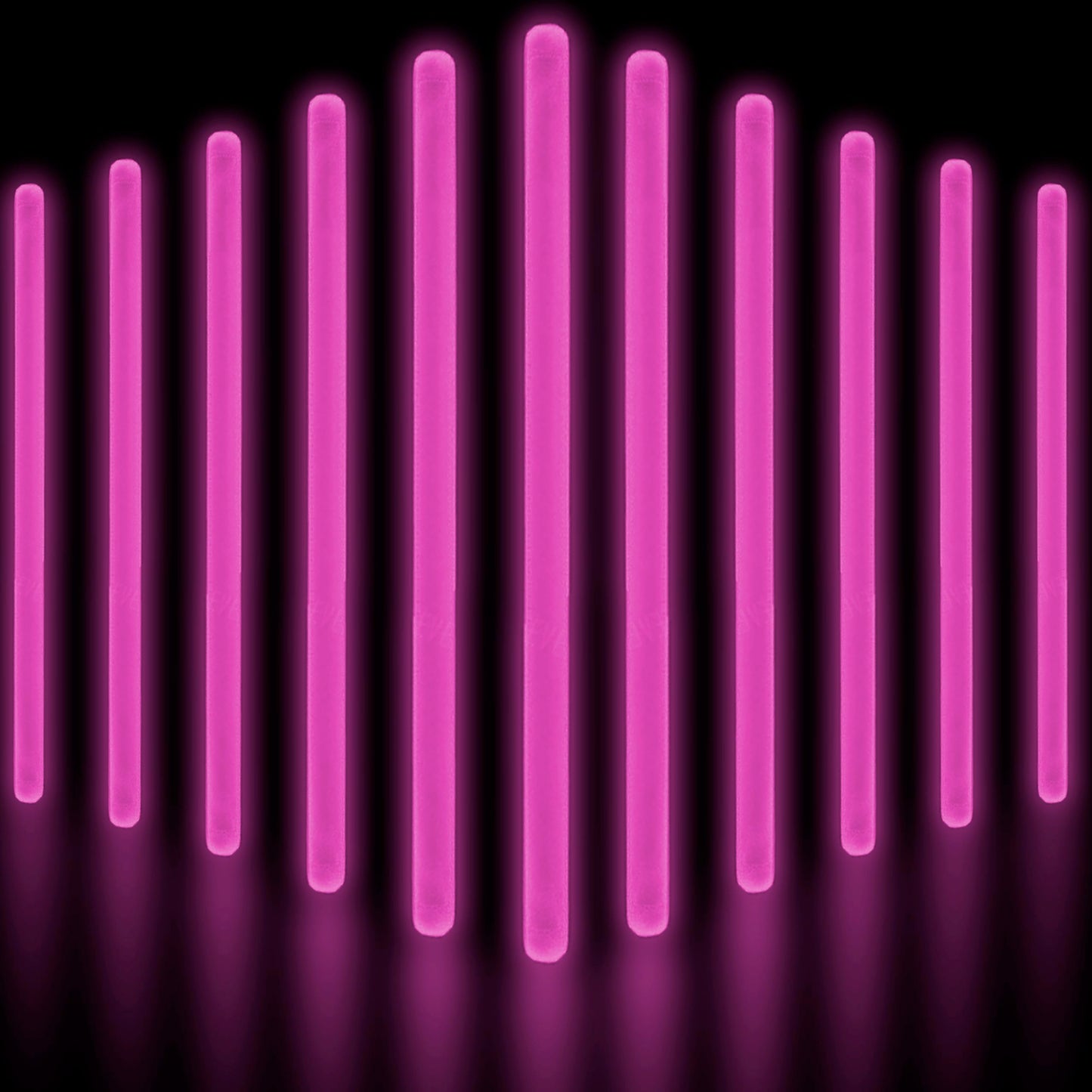Glow Fever Glow Sticks Bulk Party Pack - 10" Large Glow Sticks - Neon
