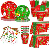 194 Pcs Christmas Party Supplies Decorations Friendsmas Christmas