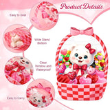 25 Pcs Valentine's Day Gift Bags Valentine Bear Treat Bags with