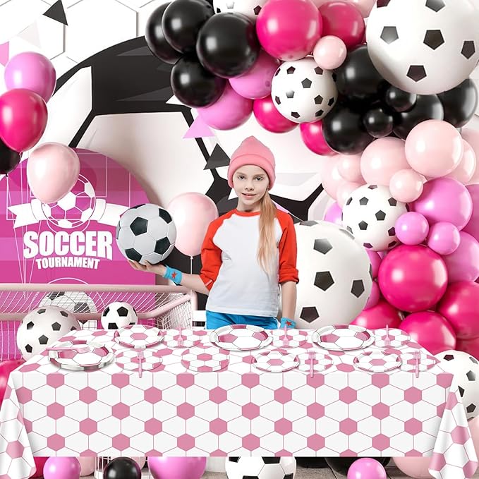 Soccer Party Decorations 81 Pcs Party Supplies Including Soccer