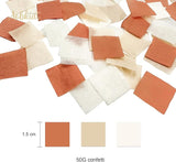 AOBKIAT Boho Wedding Decorations Set,28 PCS Dusty Brown Tissue Paper