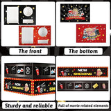 50 Pcs Movie Night Supplies Movie Night Snack Trays Theater Snack