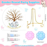 Gender Reveal Fingerprint Tree Boy or Girl