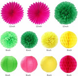 Hawaiian Aloha Luau Flamingo Party Decorations Supplies 21pcs Hello