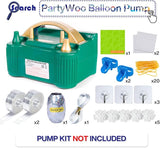 PartyWoo Teal Balloons 100pcs 5 Inch Turquoise Dark Teal Latex