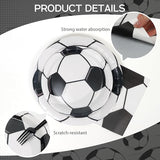 96pcs Soccer Plates Party Supplies Soccer Theme 9 7 Paper Plates and