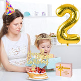 2nd Birthday Decorations for Baby Girls Including Sash and Crown