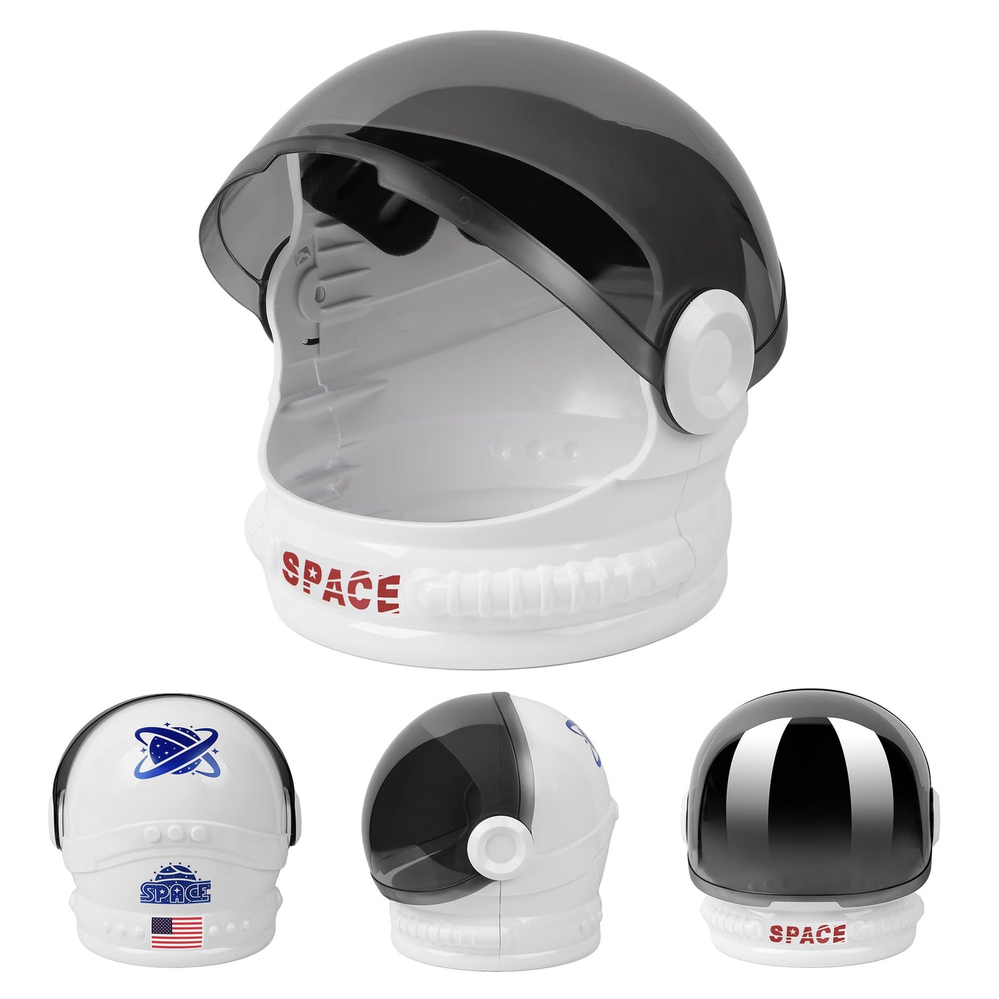 ReliBeauty kids girls boys Astronaut Costume with Space Helmet，8-9/140