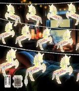 20 LED Unicorn String Lights 10Ft Unicorn Birthday Decorations