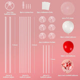 Voircoloria 6 Sets Balloon Stand Kits, Balloon Sticks with Base for #3