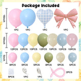Goose Balloon Arch Kit Pastel Pink Blue Sage Green Balloons Garland