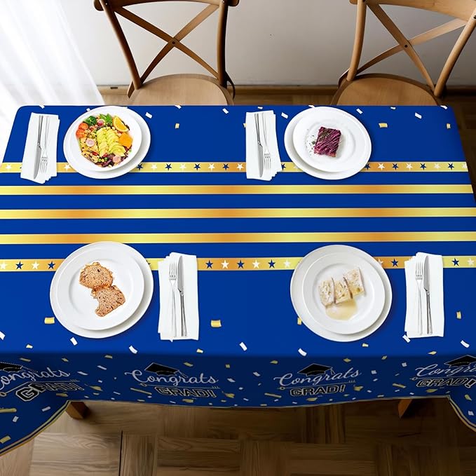 Childom 3 Pack Graduation Tablecloth,Graduation Decorations Class of #