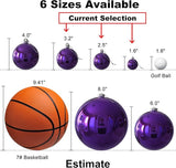Purple Christmas Ornaments - Christmas Tree Decorations Shatterproof