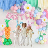 Easter Balloon Garland Kit & Easter Party Decorations with Foil