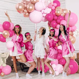 Amandir 153pcs Pink Balloon Garland Arch Kit, Different Sizes 18 12