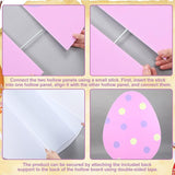 4 ft Large Easter Egg Cardboard Cutout Easter Party Decoration Stand