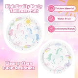 Unicorn Birthday Party Supplies for 24 Guests Magical Pastel Theme