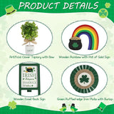 St Patrick's Day Decoration 8 PCS Tiered Tray Decor Set Cute