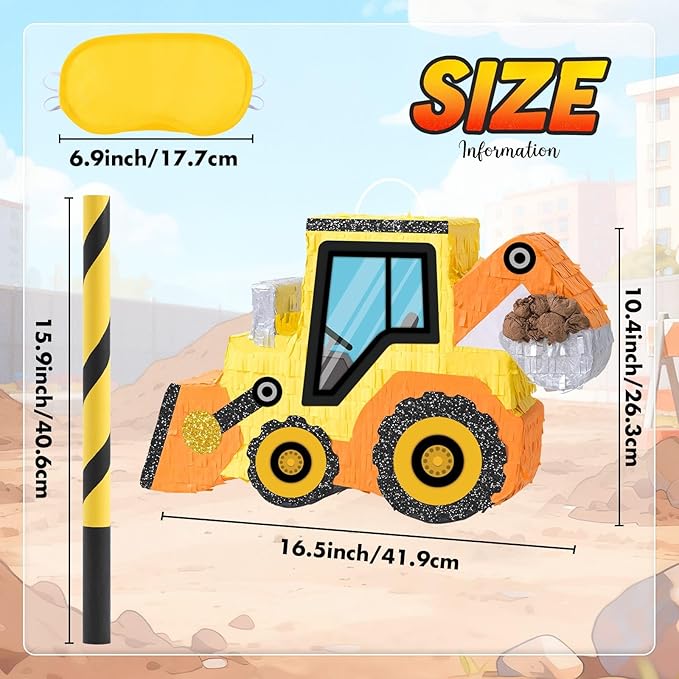 Construction Piñata Construction Party Supplies Dump Truck Piñata