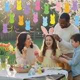 36 Pcs Easter Bunny Hanging Swirls Easter Party Decorations Happy