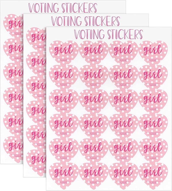 Boy or Girl Voting Board Interactive Gender Guessing Board Classic