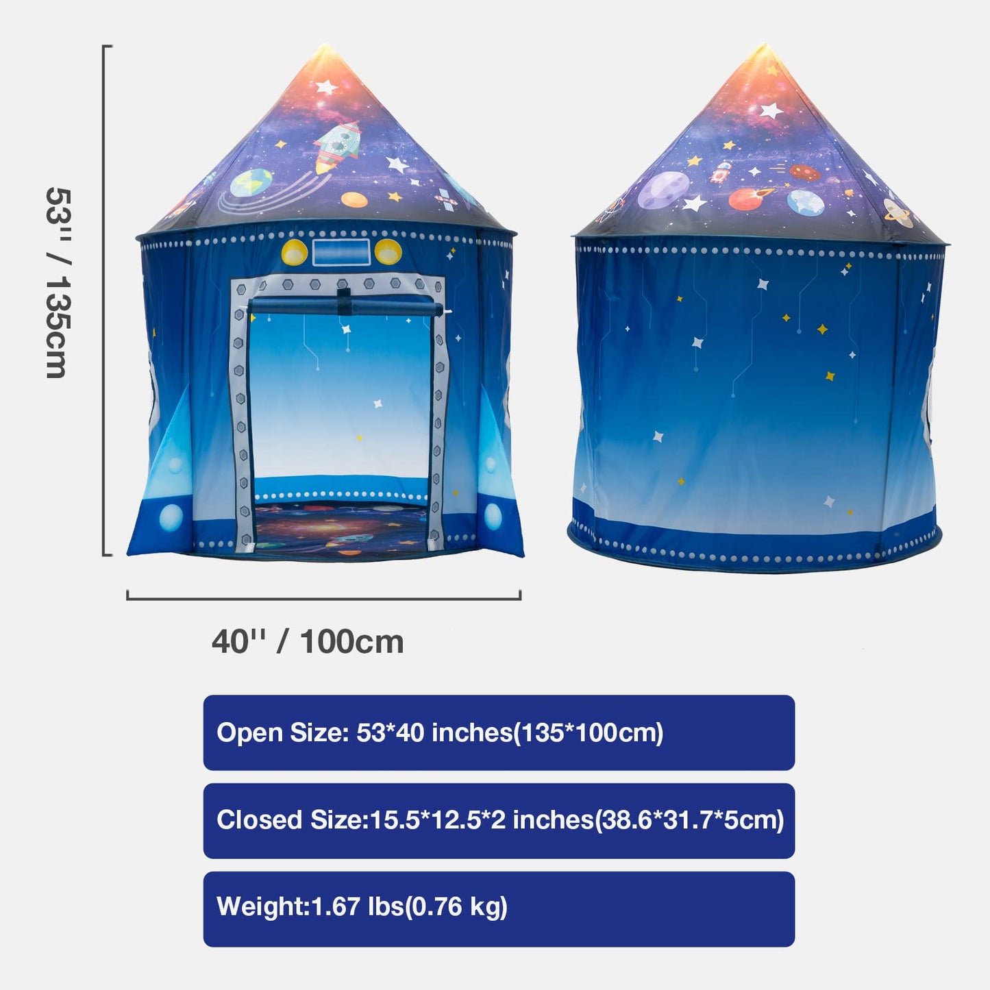 WillingHeart Play Tent for Kids Pretend Playhouse Indoor Outdoor Games