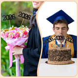 12 Pieces Glitter 2026 Centerpiece Sticks Black Double Sided 2026