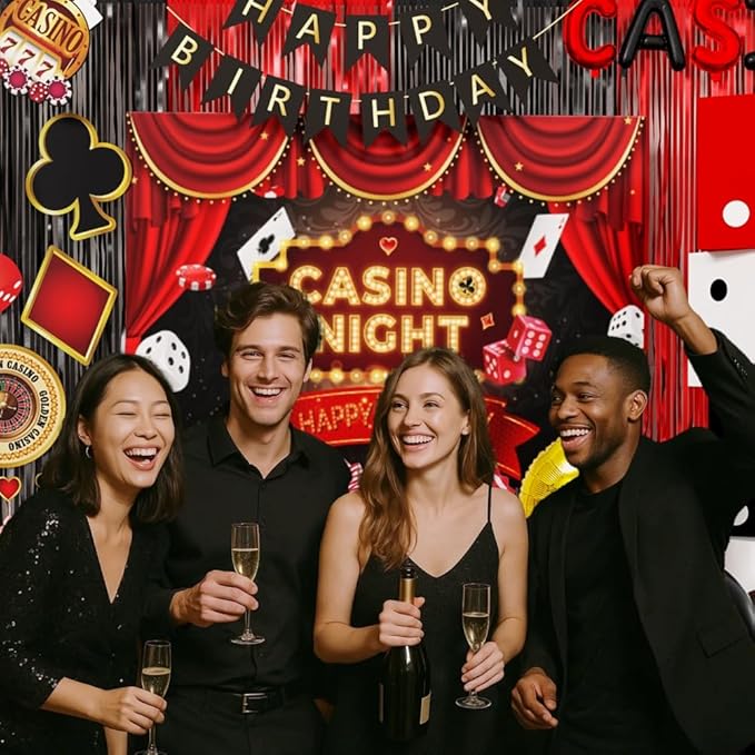Casino Theme Party Decoration Las Vegas Birthday Party Casino