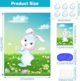 ASTARON Pin The Tail on The Bunny Game for Birthday Party, Easter