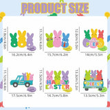 124pcs Easter Party Decorations Set Include Happy Easter Banner