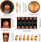 Basketball Birthday Party Decorations 160PCS Basketball Party