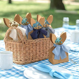 Affrolling 24 Set Boho Bow Easter Bunny Party Favor Bags DIY Bunny #3