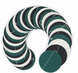 Black-Green Silver Party-Decorations Garland Streamers - 52Ft
