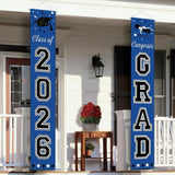 DAZONGE 2026 Graduation Decorations Blue, Congrats Grad Porch Banner