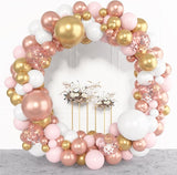 Amandir 153pcs Rose Gold Balloon Garland Arch Kit, Different Sizes 18
