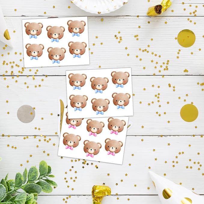 Gender Reveal Party Games Bear Theme Baby Gender Reveal Voting
