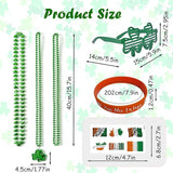46 Pcs St.Patricks Day Party Accessories Favor Set Shamrock Glasses