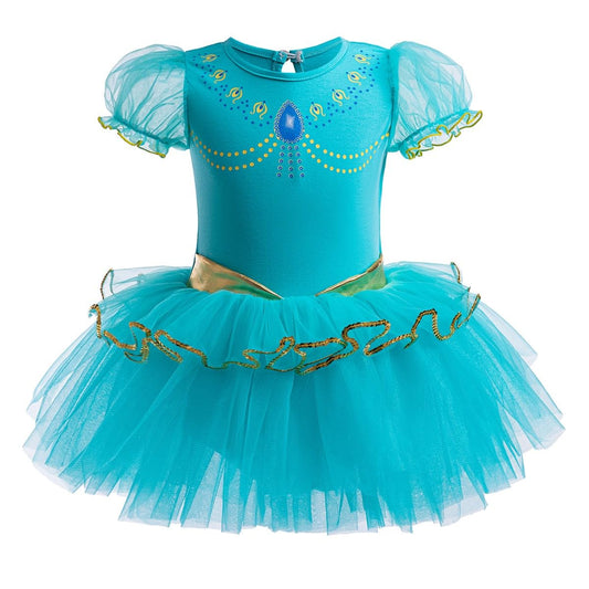 MYRISAM Jasmine Princess Leotards for Baby Girls Ballet Dance Tutu