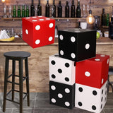 6pcs Large Dice Favor Boxes 11x11x11 Inch Casino Theme Party