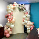 Dusty Pink and Rose Gold Balloons 12In Retro Blush Pink Beige White