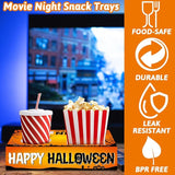50Pcs Halloween Movie Night Supplies Snack Trays Movie Theater Snack