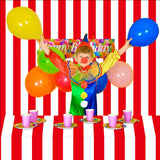 100Ft Long Tablecloth Roll Red and White Striped Tablecloth Carnival