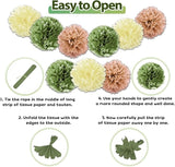 Sage Green Birthday Decorations Women Girls Boho Party Decorations